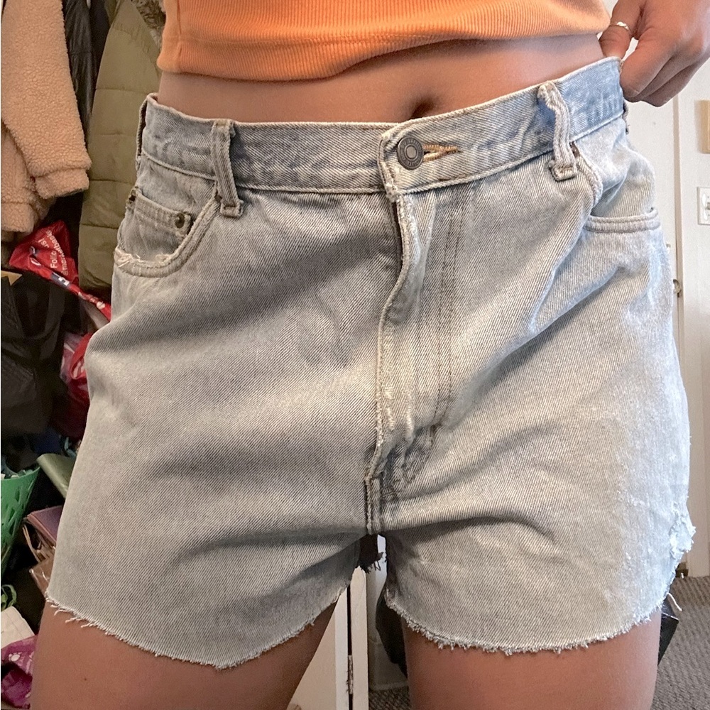Thrifted Cutoff Denim Shorts